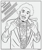 Rap Gunplay Homies Rappers Magazine Homie Tupac Books Raperos Colouring Hop Uitprinten Downloaden sketch template