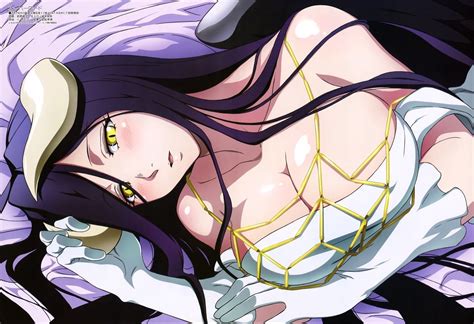 overlord albedo art silk poster anime albedo hd anime wallpapers