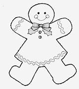 Gingerbread Clipartkey 152kb Pngitem sketch template