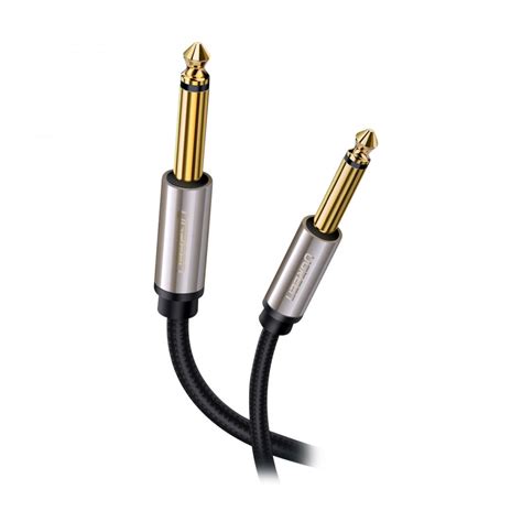 male jack mm  male jack mm mono cable shielded gold plated  audiophonics