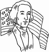 Washington George Coloring Pages Usa President Flag United States Kids War Independence Drawing Revolutionary First Printable Behind Independencia Color Drawings sketch template
