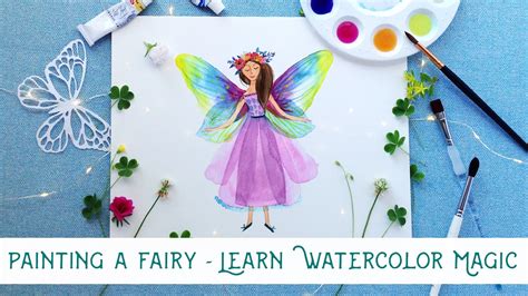 painting  fairy learn magical watercolor techniques irina trzaskos skillshare