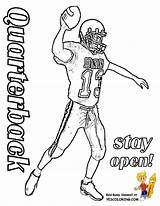 Coloring Football Pages Kids Printable American Quarterback Player Sports Fitness Jersey Alabama Yescoloring Boys Classic Sheets Bossy Blank Print Popular sketch template