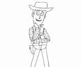 Woody Sheriff sketch template