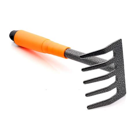 buy edward tools hand cultivator mini rake ergogrip  bend proof