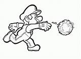Mario Paper Coloring Pages Popular sketch template