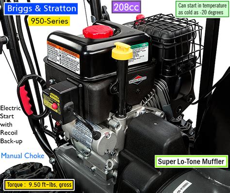 review briggs  stratton   stage snow blowers