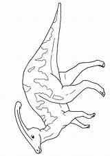 Coloring Dinosaur Pages Parasaurolophus Visit Drawing sketch template