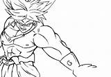Dragon Ball Broly Coloring Pages Printable Print Categories sketch template