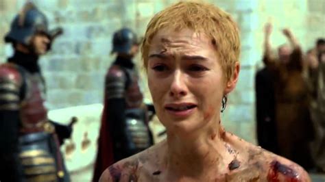 game of thrones did lena headey really film cersei lannister s walk