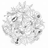 Coloring Pages Anti Forest Stress Enchanted Nature Relaxation Adult Flowers Book Drawing Coloriage Printable Pour Adulte Fleurs Kb Jolie Et sketch template