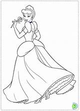 Cinderella Coloring Dinokids Close Pilih Papan sketch template