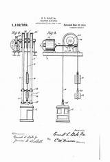 Elevator Traction Drawing Patent Patents sketch template