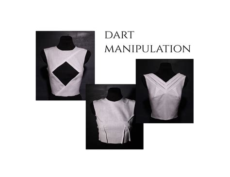 dart manipulation tutorial  shapes  fabric