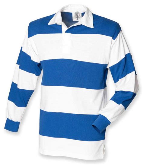 classic rugby shirt blauw wit gestreept vintage rugby shirts