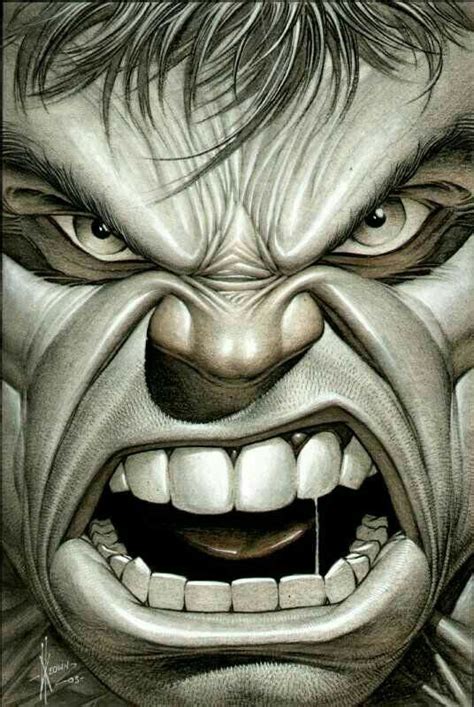 Angry Face Hulk Art Hulk Comic Hulk Marvel