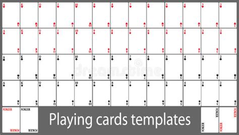blank playing card template professional templates professional