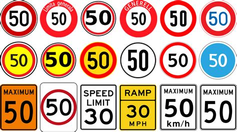 speed limit signs allaboutleancom