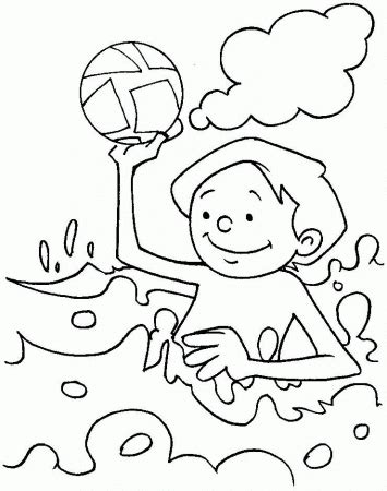 coloring page save water coloring home