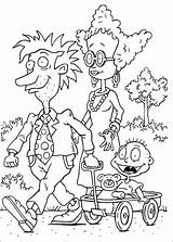 Coloring Rugrats Visit Pages sketch template