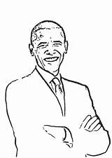Obama Barack Malvorlage sketch template