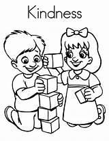Kindness Bullying Bestcoloringpagesforkids Worksheet Designlooter Begynner Hjemme sketch template