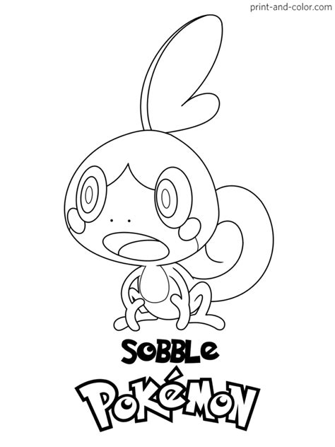 pokemon coloring pages galar coloring pages