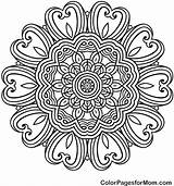 Coloring Pages Mandala Mandalas Color Para Adult Book Adultos Choose Board sketch template