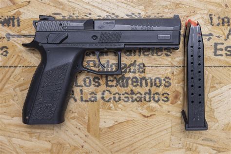 cz p  mm police trade  pistol sportsmans outdoor superstore