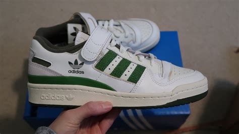 adidas forum   green sneaker unboxing youtube