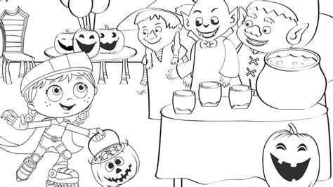 reds halloween coloring page kids pbs kids  parents