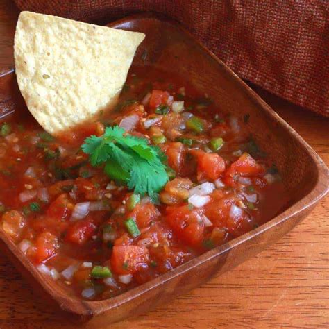 restaurant style mexican salsa  daring gourmet