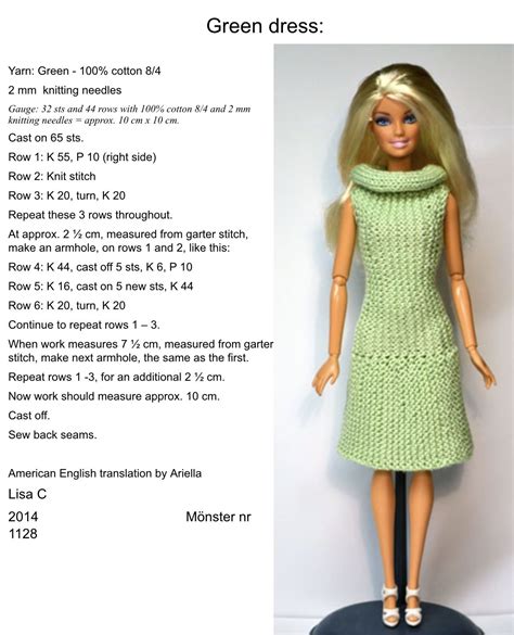 pin  chrisallancheslyn  crochet barbie clothes barbie knitting