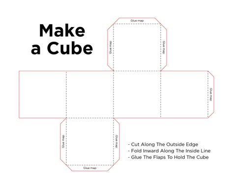 cube fold template