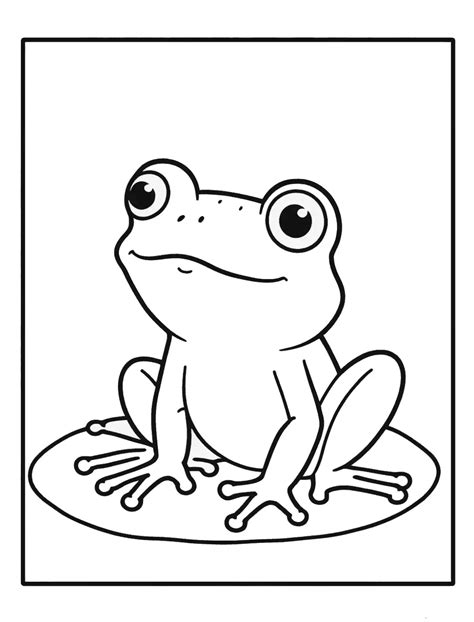 frog coloring pages  kids  printables