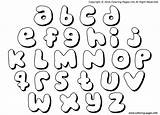 Bubble Letters Letter Coloring Pages Gums Printable sketch template