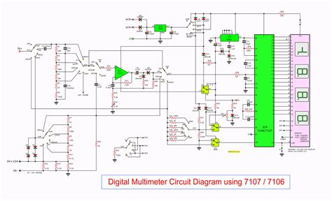 voltage tester schematic diagram circuit diagram