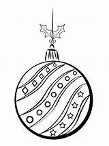 Palla Malvorlagen Albero Weihnachtsbaumkugel Baumschmuck Stampare Colorkid Schnur Corda Ornaments sketch template