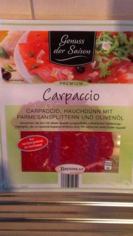 fotos und bilder von fleisch carpaccio mit parmesansplittern und olivenoel aldi fddb