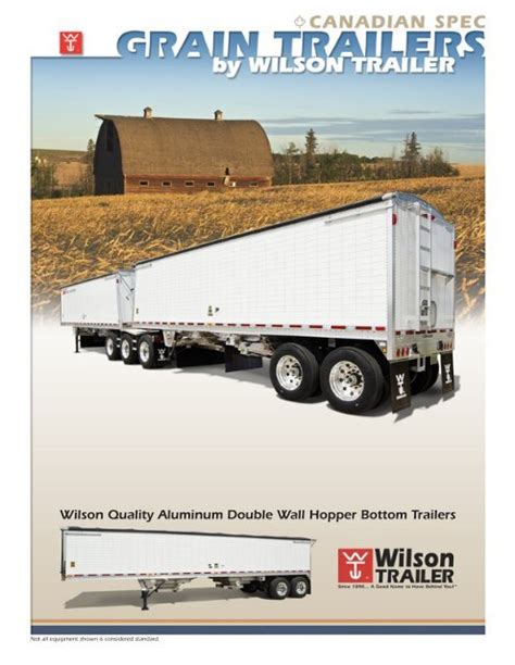 wilson quality aluminum double wall hopper wilson trailer