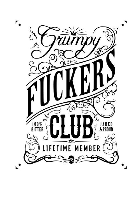 grumpy fuckers club life time members svg png digital file for etsy