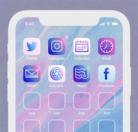 app icons ios   minimalistic custom app