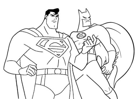 batman  superman  colorear imprimir  dibujar coloringonlycom