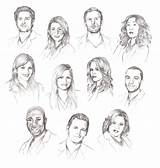 Greys Temporada Drawing Serie Meredith Mckidd Sketches Hannah sketch template