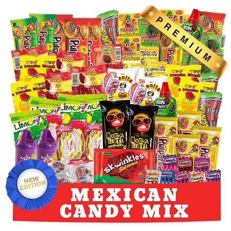mexican candy assortment snacks  count variety  spicy sweet sour bulk candies dulces