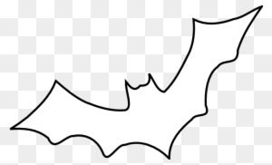 bat black outline silhouette cartoon bird fly halloween bat silhouette