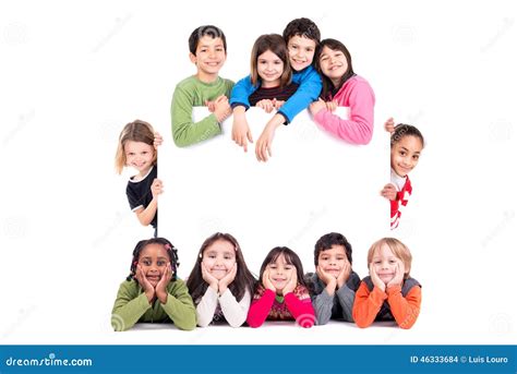 kids stock photo image  empty  children group