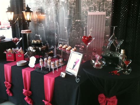sex in the city themed candy buffet projects to try pinterest despedida solteros y