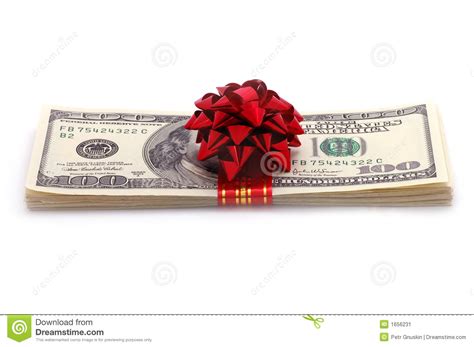 money  gift stock image image  loan finances bank