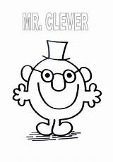 Mr Men Pages Coloring Miss Little Colouring Tickle Clever Mrbeast Smart So Name sketch template